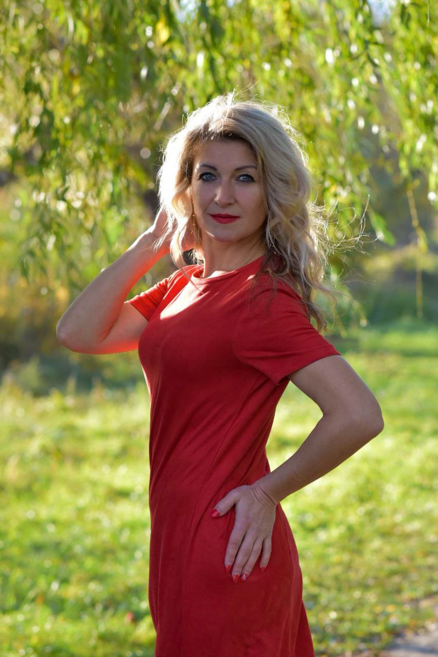 ID 104580 Natalia From Ukraine 50 Years Old Blonde Blue Eyes