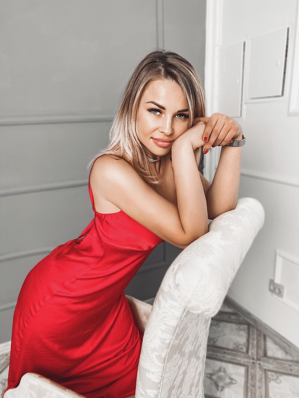 Id Kristina From Nikolaev Ukraine Years Old Blonde Gray